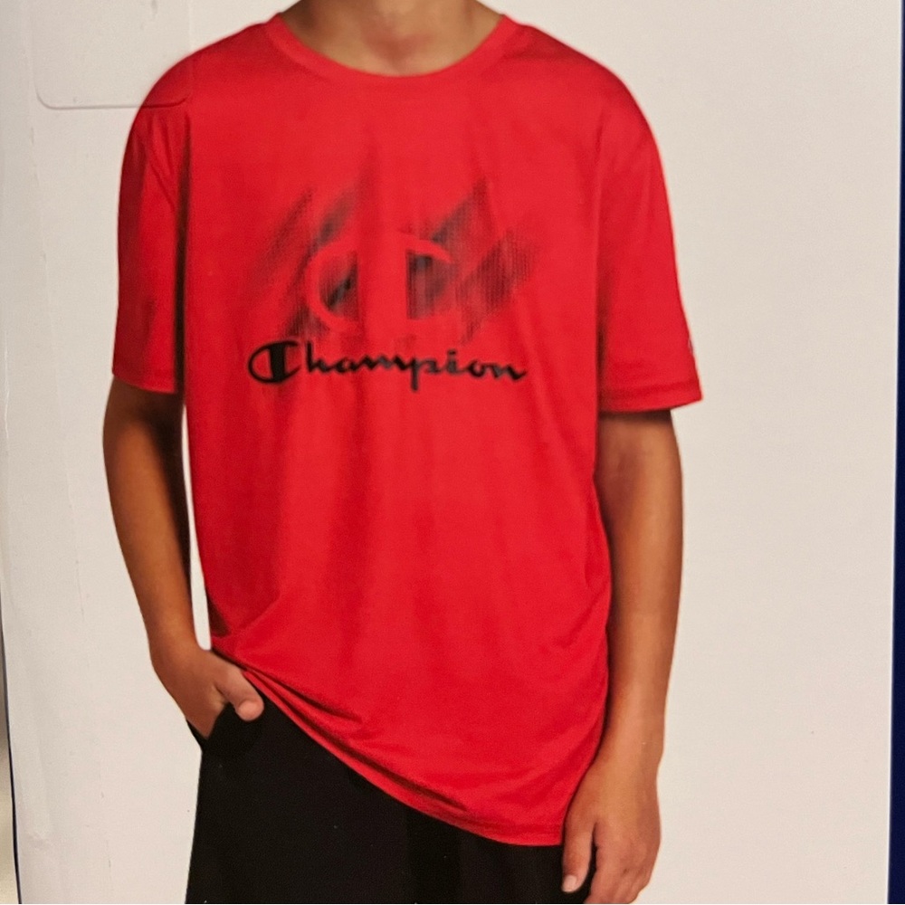 Champion Boys Everyday Active Top Red